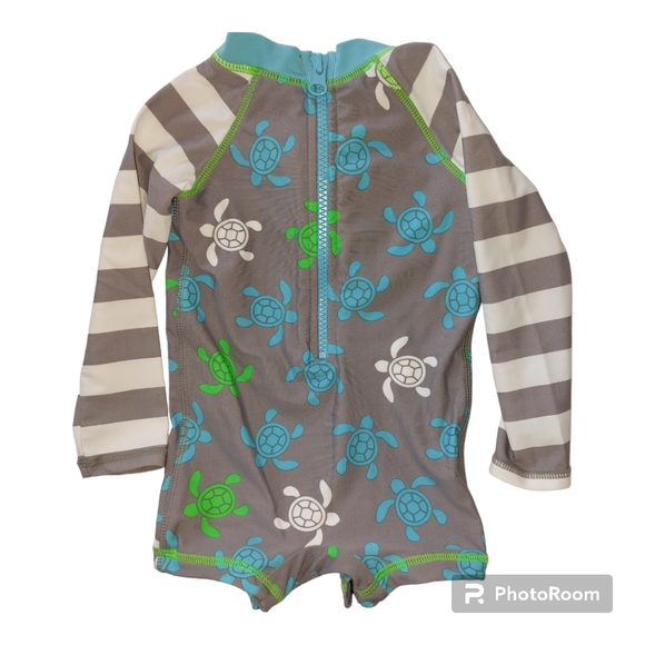 Wave Zone One-Piece 12-Month Rashguard 🐢 - Picture 3 of 10